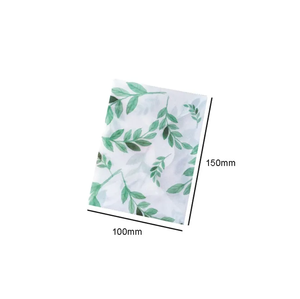 Transparent floral envelope