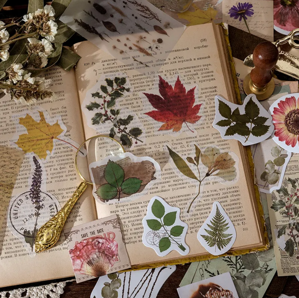 60 pcs per box Retro scrapbooking set