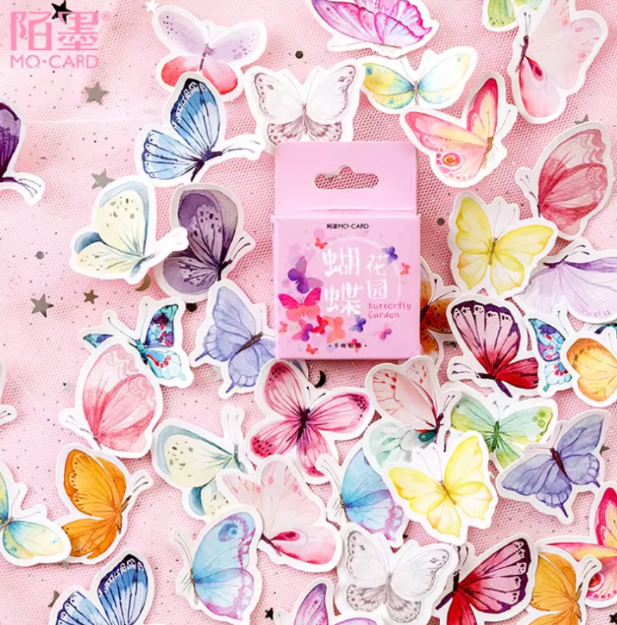 46 pcs/box Paper Stickers