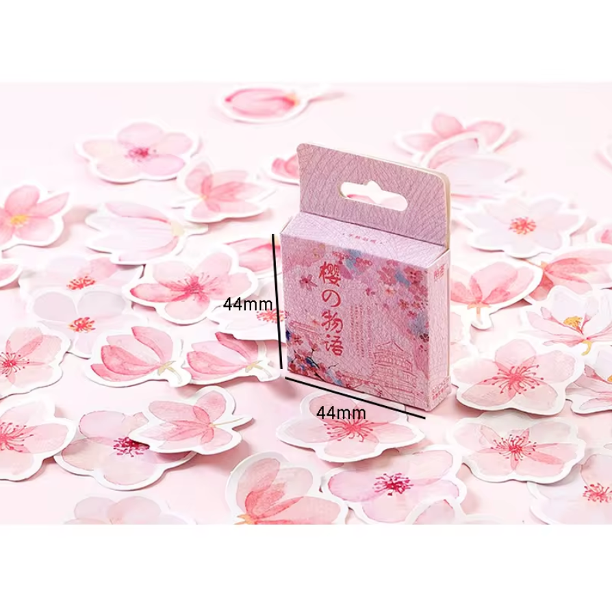 46 pcs/box Paper Stickers
