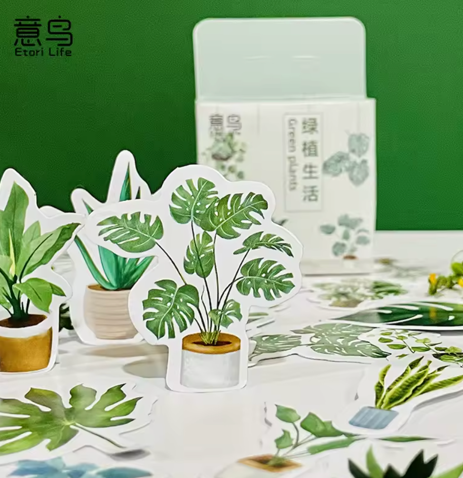 46 pcs/box Paper Stickers