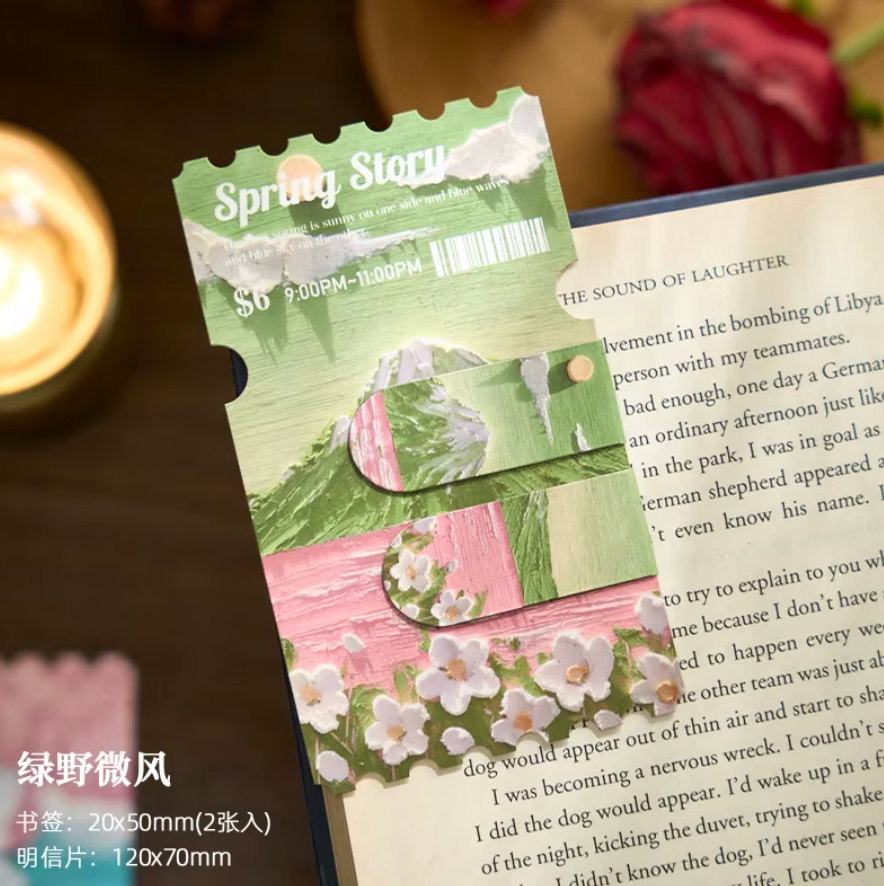 oil painting magnetic bookmark