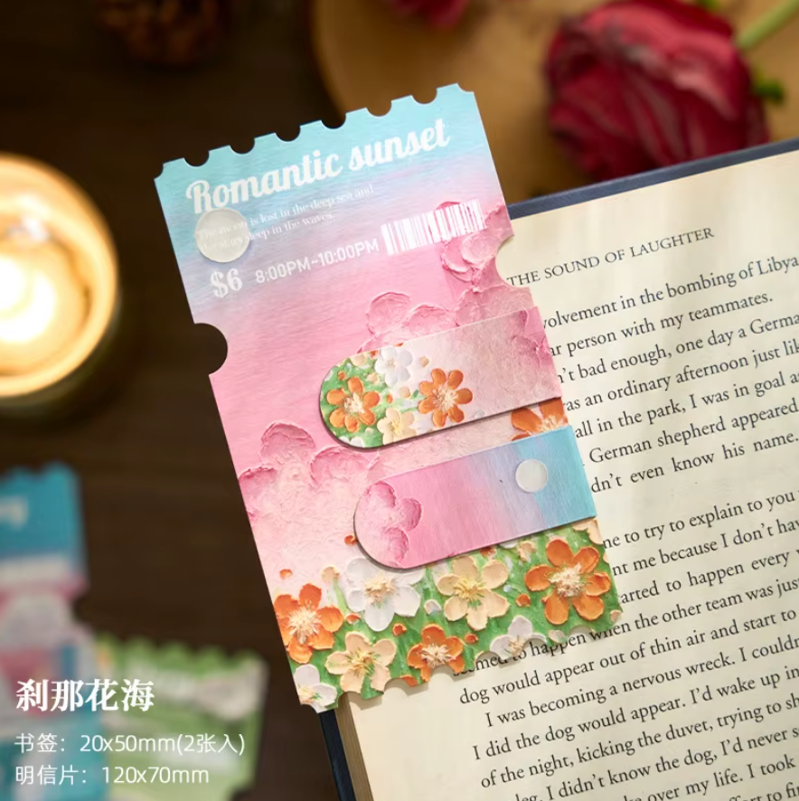 oil painting magnetic bookmark