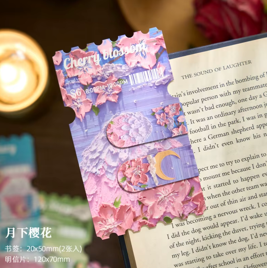 oil painting magnetic bookmark
