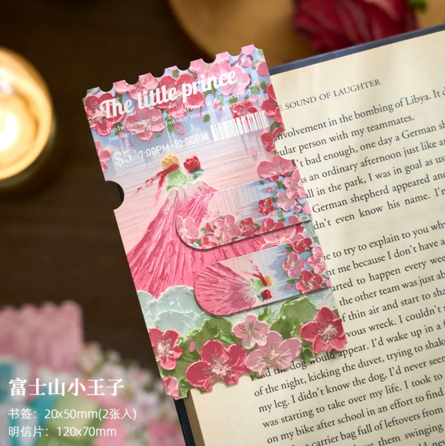 oil painting magnetic bookmark