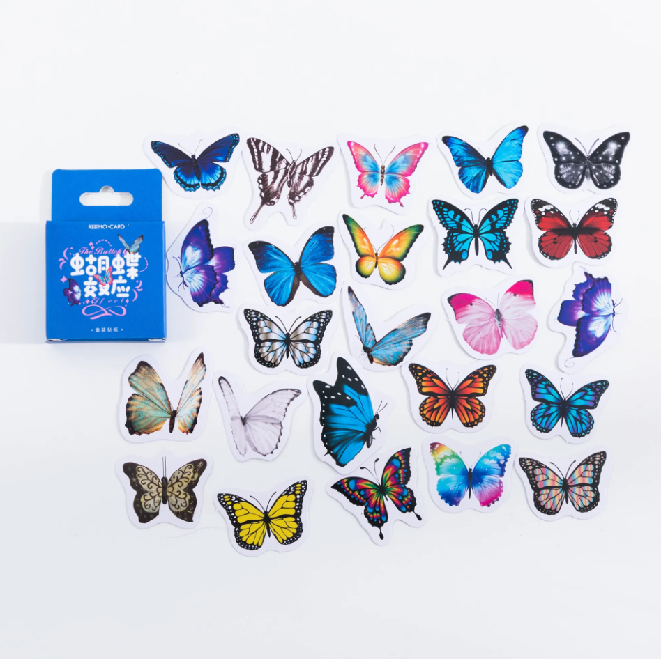 46 pcs/box Paper Stickers