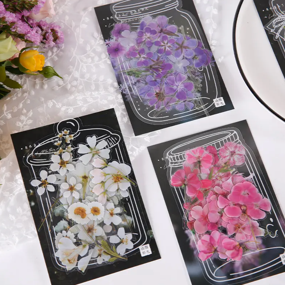 40 pcs/pack Flower waterproof Stickers