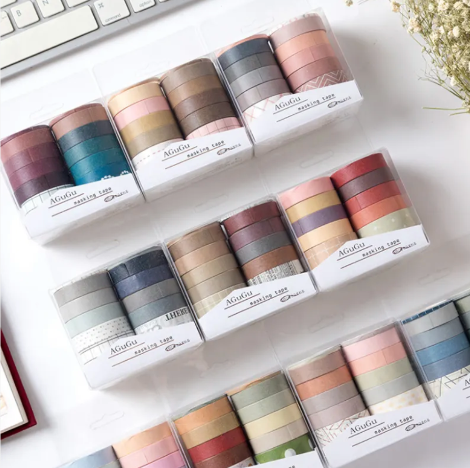 10 Roll per pack Washi Tapes