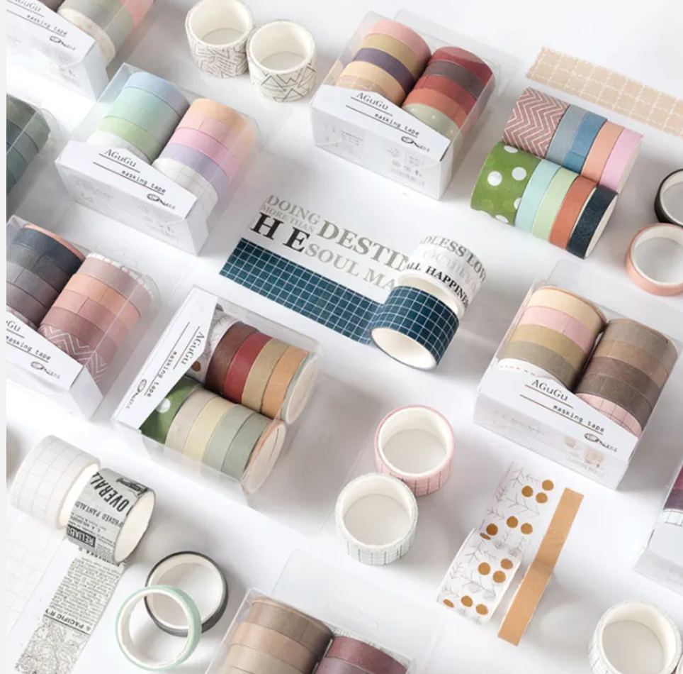 10 Roll per pack Washi Tapes