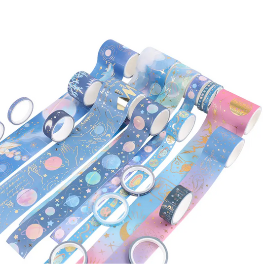 20 Rolls Per Box Cosmic Gold Washi Tape