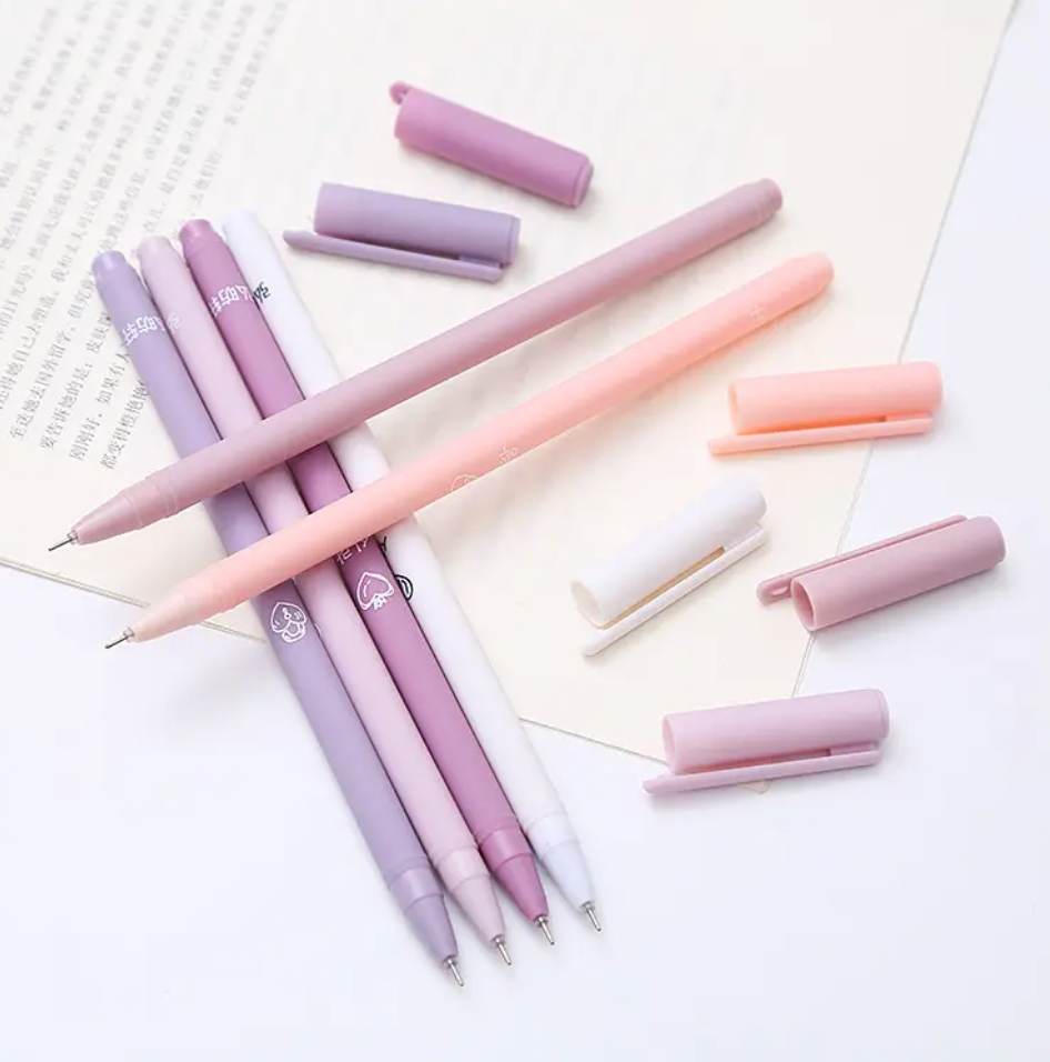 6pcs/in Box Morandi Color Ink Gel Pens